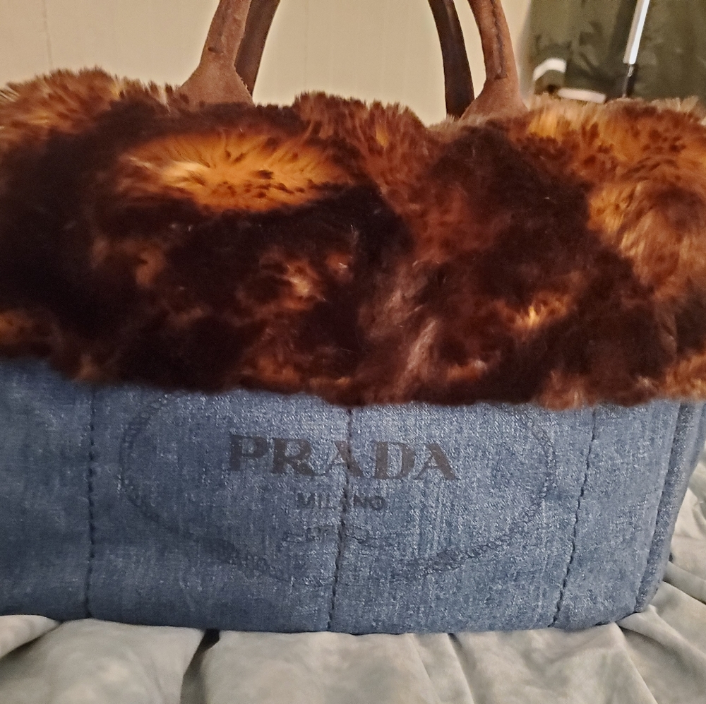 Prada Fur Totebag